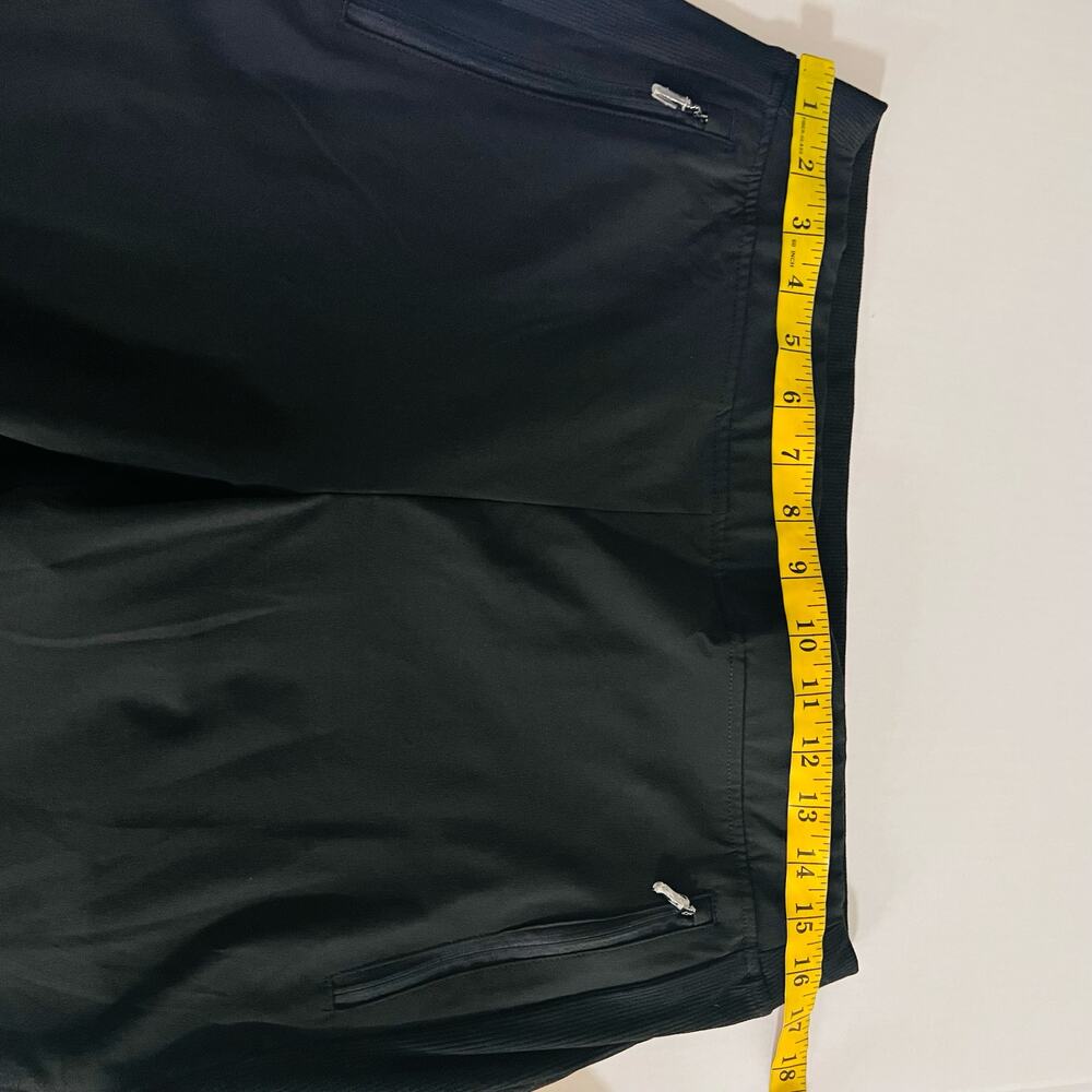 Chicos High Rise Ribbed Side Pull On Pants Size 6 Black - Picture 9 of 11